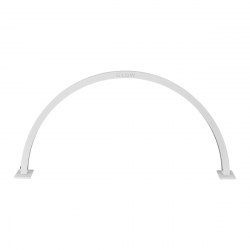 Arbetslampa / bordslampa GLOW ARCHE II för nagelvård grå