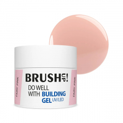 HEMA-Fri UV builder gel Fairy Pink BrushUP tixotropi för naglar 12g