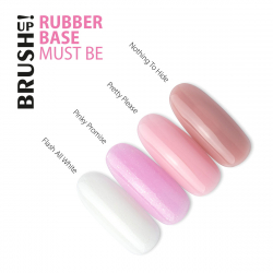 2-i-1 Rubber Base Elastic Fantastic Glitter Pinky Promise BrushUP för naglar 5g