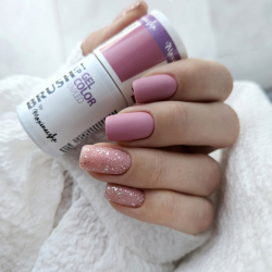 Gellack BrushUP Pink Heartbreaker kall rosa för naglar 5g