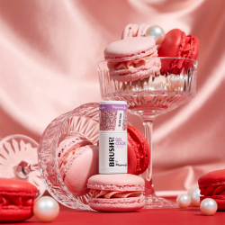 Gellack BrushUP Blink Pink ljusrosa glitter för naglar 5g