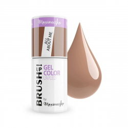 Gellack BrushUP All About Me kaffe med mjölk för naglar 5g