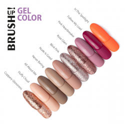 Gellack BrushUP Fluffy Cloud nude för naglar 5g