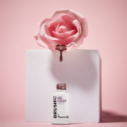 Gellack BrushUP Rose Glam roséguld glitter för naglar 5g