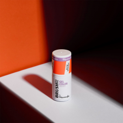 Gellack BrushUP In The Spotlight röd-orange för naglar 5g