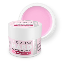 HEMA-fri UV builder gel Panna Cotta Hard&Easy Clear för naglar 45g