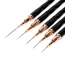 Nagelpenslar / liner med lock NTN Premium 5st set