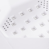LED / UV lampa till naglar GLOW 112 48W med spegelbottnen