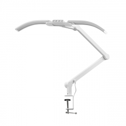 Arbetslampa / bordslampa GLOW L05 22W halvmåne vit för nagelvård