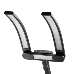 Arbetslampa / bordslampa GLOW L05 22W halvmåne svart för nagelvård