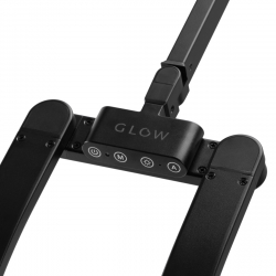 Arbetslampa / bordslampa GLOW L05 22W halvmåne svart för nagelvård