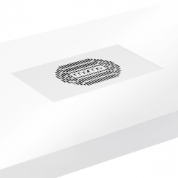 Manikyrbord G031 vit med dammutsug Momo J02 med kassettefilter