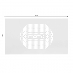 Manikyrbord G031 vit med dammutsug Momo J02 med kassettefilter