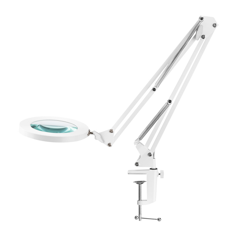 Förstoringslampa / bordslampa GLOW 308 LED 8 dioptrier (3 ggr) vit