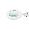Förstoringslampa / bordslampa GLOW 308 LED 8 dioptrier (3 ggr) vit