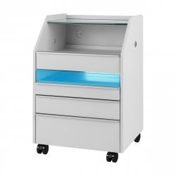 Assistansbord / rullvagn 984 grå med inbyggd UVC sterilisering