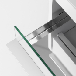 Assistansbord / rullvagn 984 grå med inbyggd UVC sterilisering