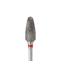 Hårdmetallfräs (karbid) 6 mm flamformad (fine / röd)