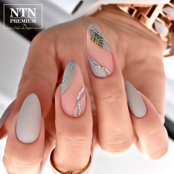 Gellack NTN Premium Garden Party för naglar 180 grå 5g