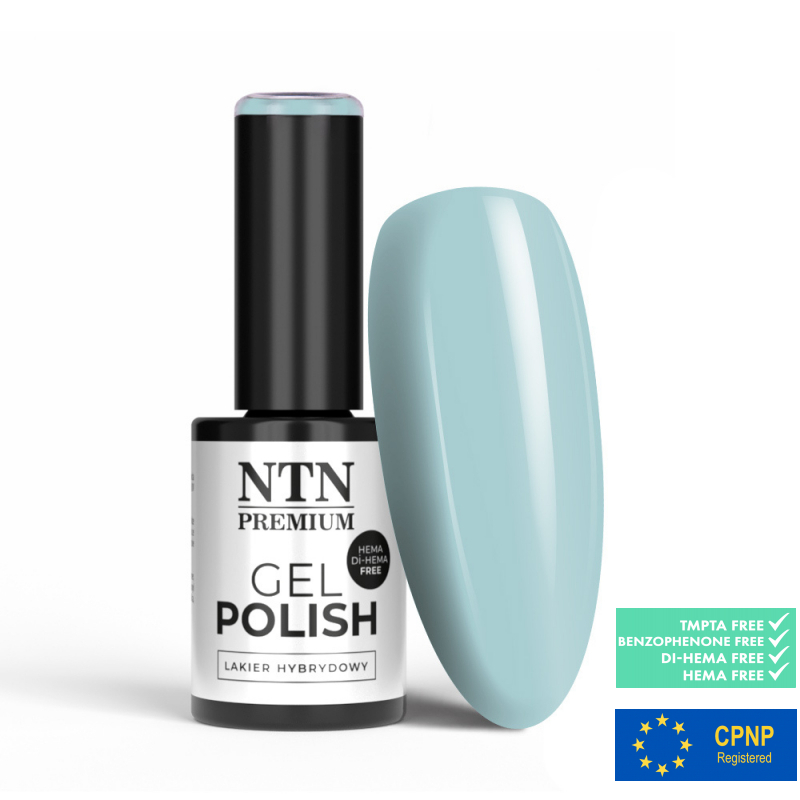 HEMA-Fri gellack NTN Premium Limited Edition för naglar 422 ljusblå 5g