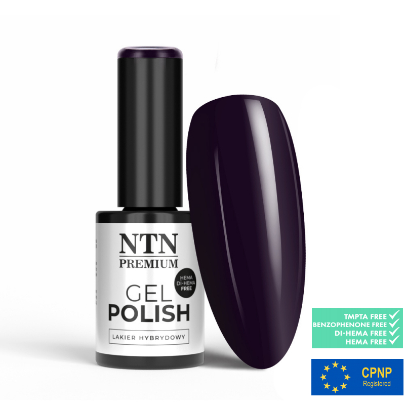 HEMA-Fri gellack NTN Premium Limited Edition för naglar 469 mörklila 5g