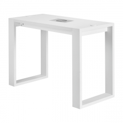 Manikyrbord G031 vit med dammutsug Momo S41
