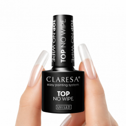 Top Coat utan klibbigt lager CLARESA NO WIPE för naglar 5g
