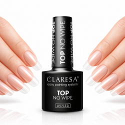 Top Coat utan klibbigt lager CLARESA NO WIPE för naglar 5g