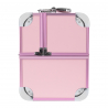 Kosmetikväska / sminkväska Pink L i aluminium