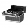 Kosmetikväska / sminkväska Black L i aluminium