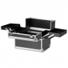 Kosmetikväska / sminkväska Black L i aluminium