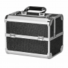 Kosmetikväska / sminkväska Black L i aluminium