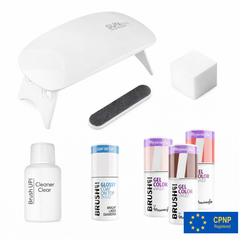 Gellack startkit Brush UP! för naglar