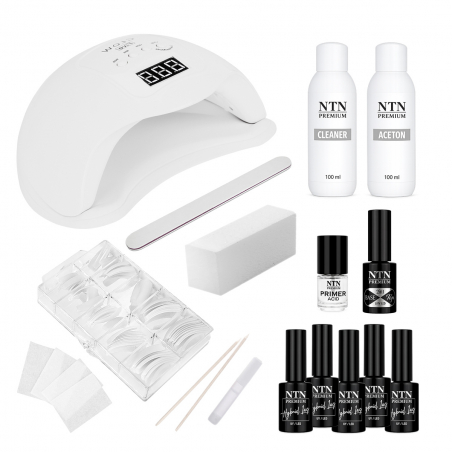 Startkit Gellack XL NTN Premium för naglar