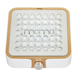 Dammuppsamlare / utsug för naglar MOMO P30 med kassettfilter vit / guld
