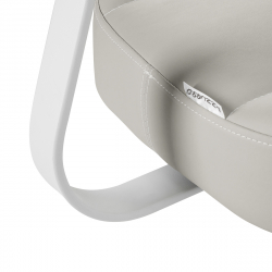 Sadelstol AZZURRO 156F BUMP-UP grå med ryggstöd