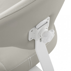 Sadelstol AZZURRO 156F BUMP-UP grå med ryggstöd
