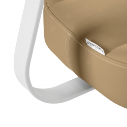Sadelstol AZZURRO 156F BUMP-UP beige med ryggstöd