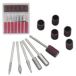 Elektrisk nagelfil BIN silver