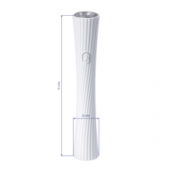 LED / UV flash cure-lampa OCHO mini 3W med batteri för naglar
