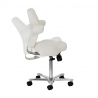 Arbetsstol / sadelstol AZZURRO SPECIAL 152 grå med ryggstöd