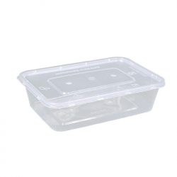 Plastask med lock