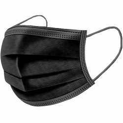Munskydd svart 50st pack