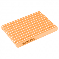 Sponge buffer för naglar rak orange