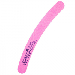 Sponge buffer svängd rosa