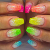 Glittersand 12 färger - neon