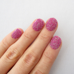 Mikropärlor / kaviar för nageldekaration 12 färger