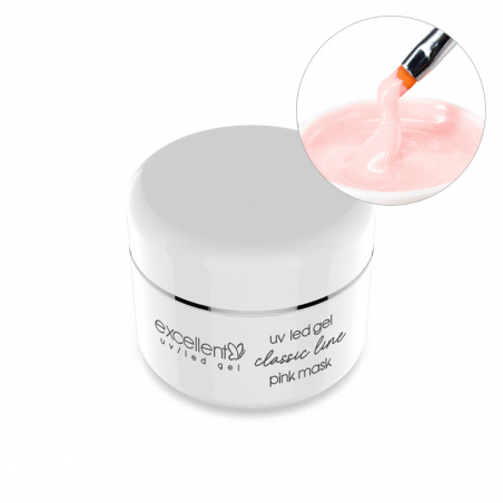 Baby Pink UV nagelgel Excellent Classic för naglar 5g