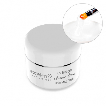 Shinning Finish UV top coat gele Excellent Classic för naglar 15g