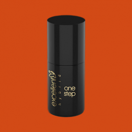 Gellack Excellent Easy ONE STEP 3-i-1 för naglar orange 021